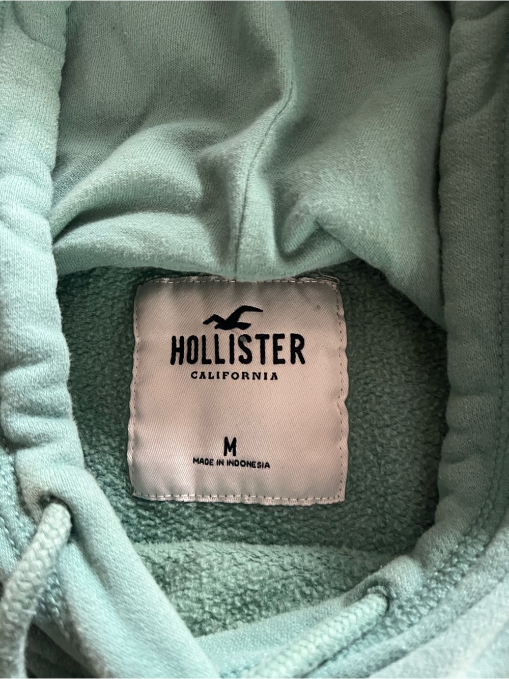 Hollister Green Lightweight Pullover Hoodie Women’s size Medium - Picture 4 of 8